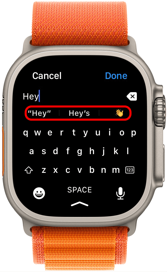 Keyboard on apple watch series 4 store