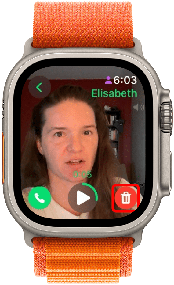 Facetime video on 2025 apple watch 6