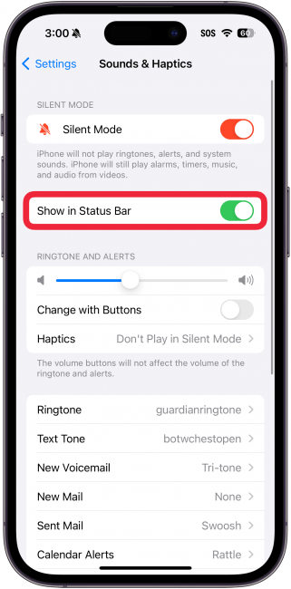 How to Turn Off Silent Mode Icon on iPhone 15 Pro