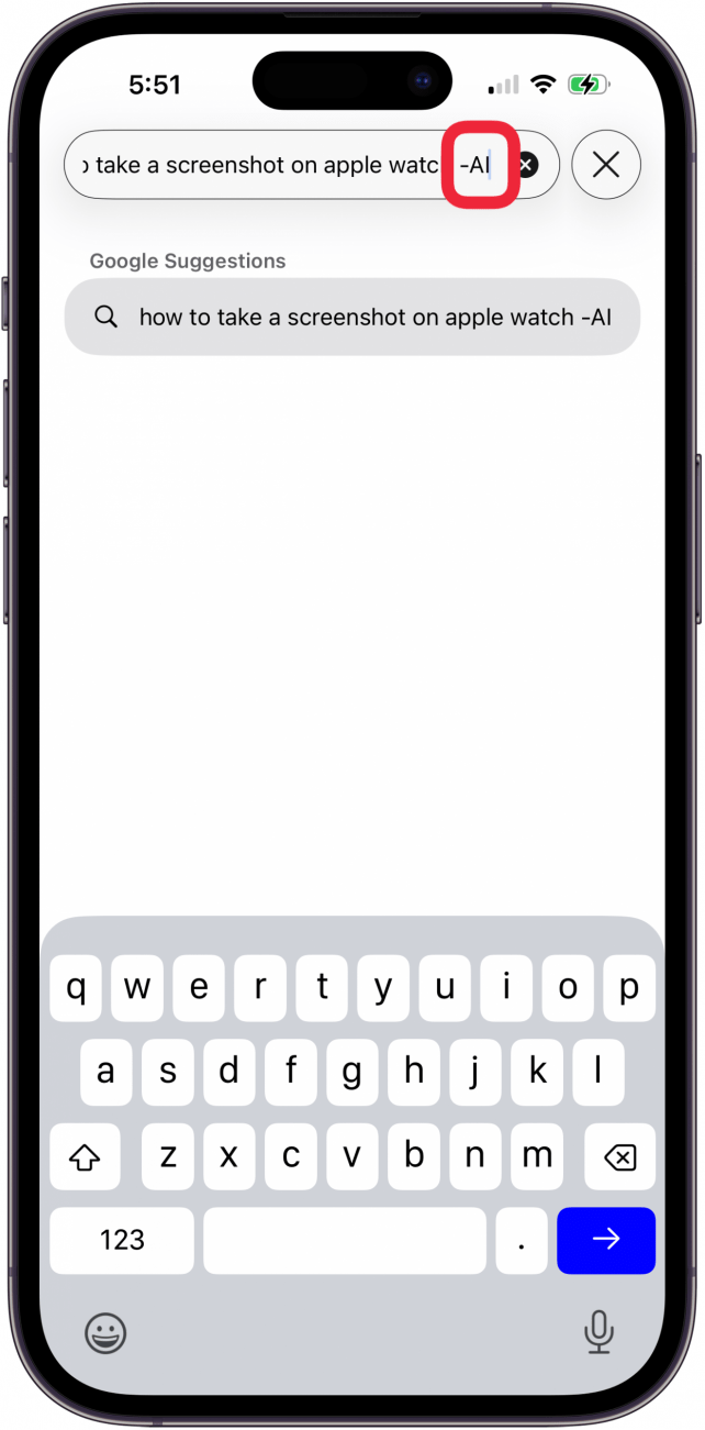 add -ai to search query