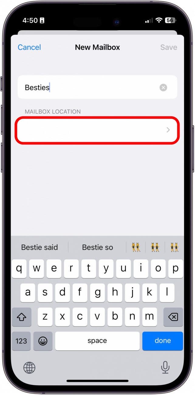 how do i add a mailbox on my iphone