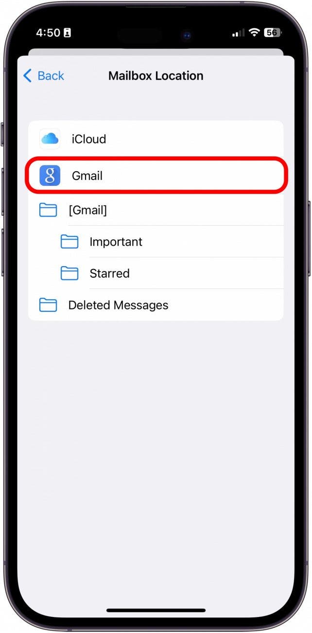 mailbox folder