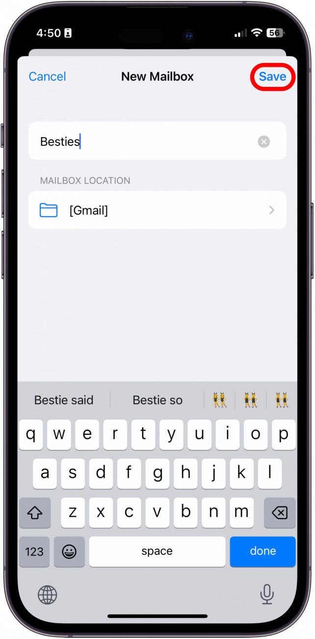 add mailbox iphone