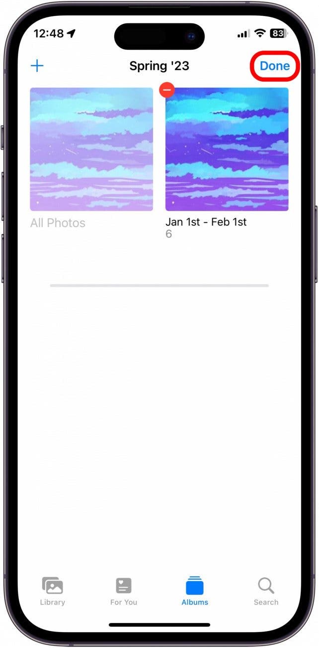 How to Make Folders for Photo Albums on iPhone