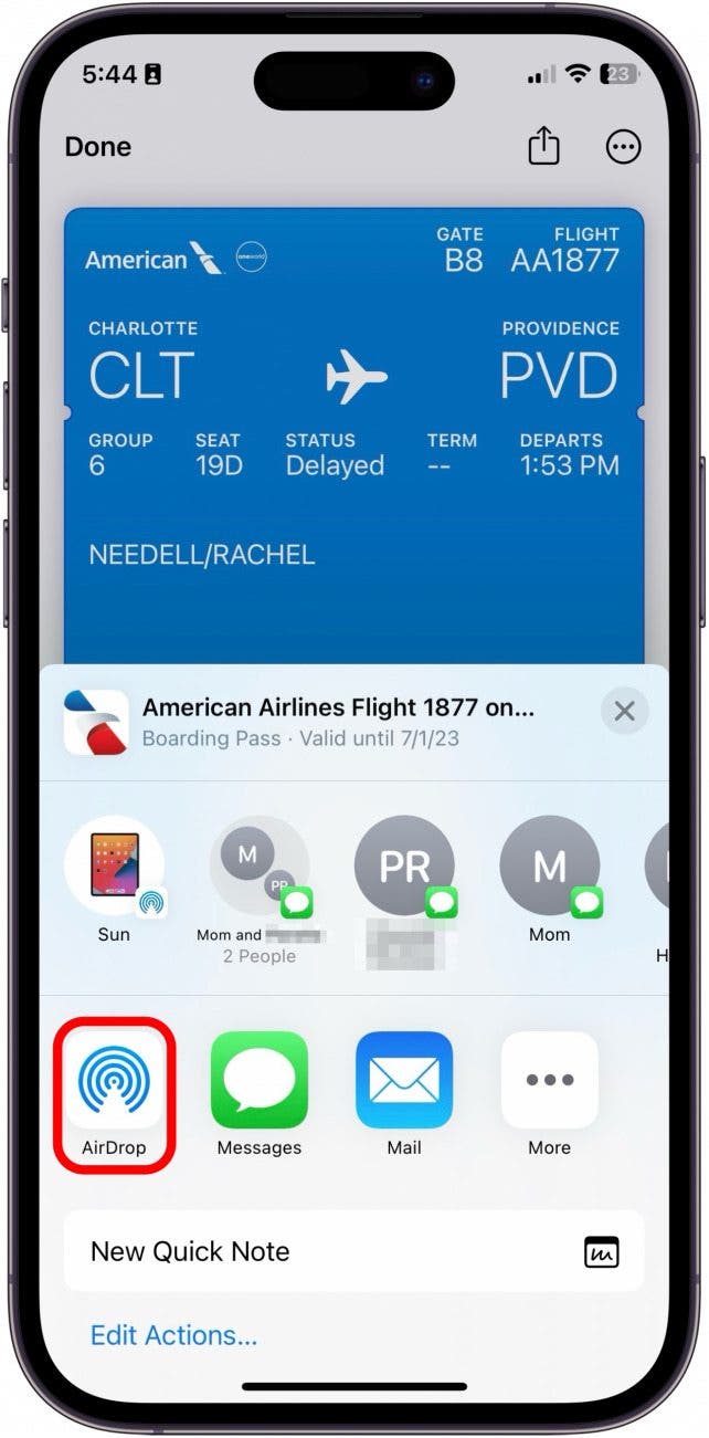 how to send tickets from your apple wallet