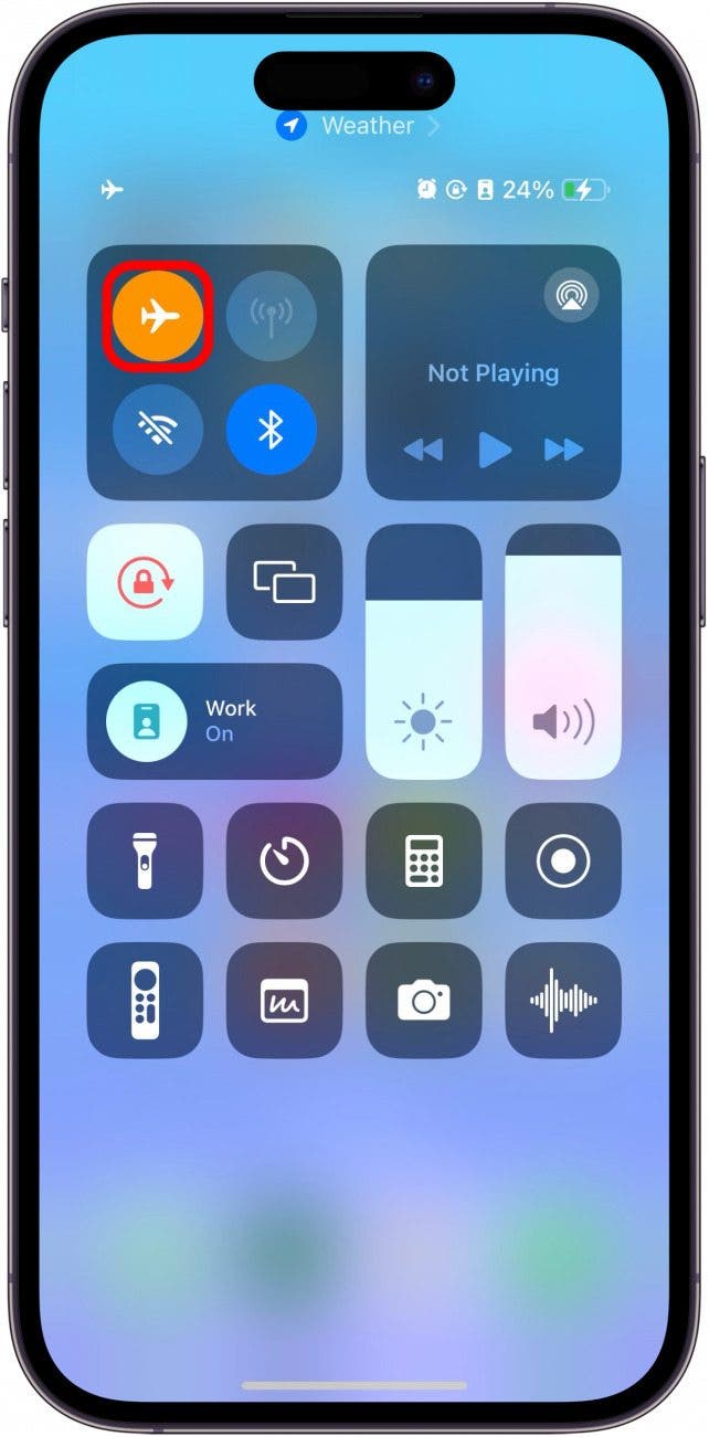 What is airplane mode on iphone