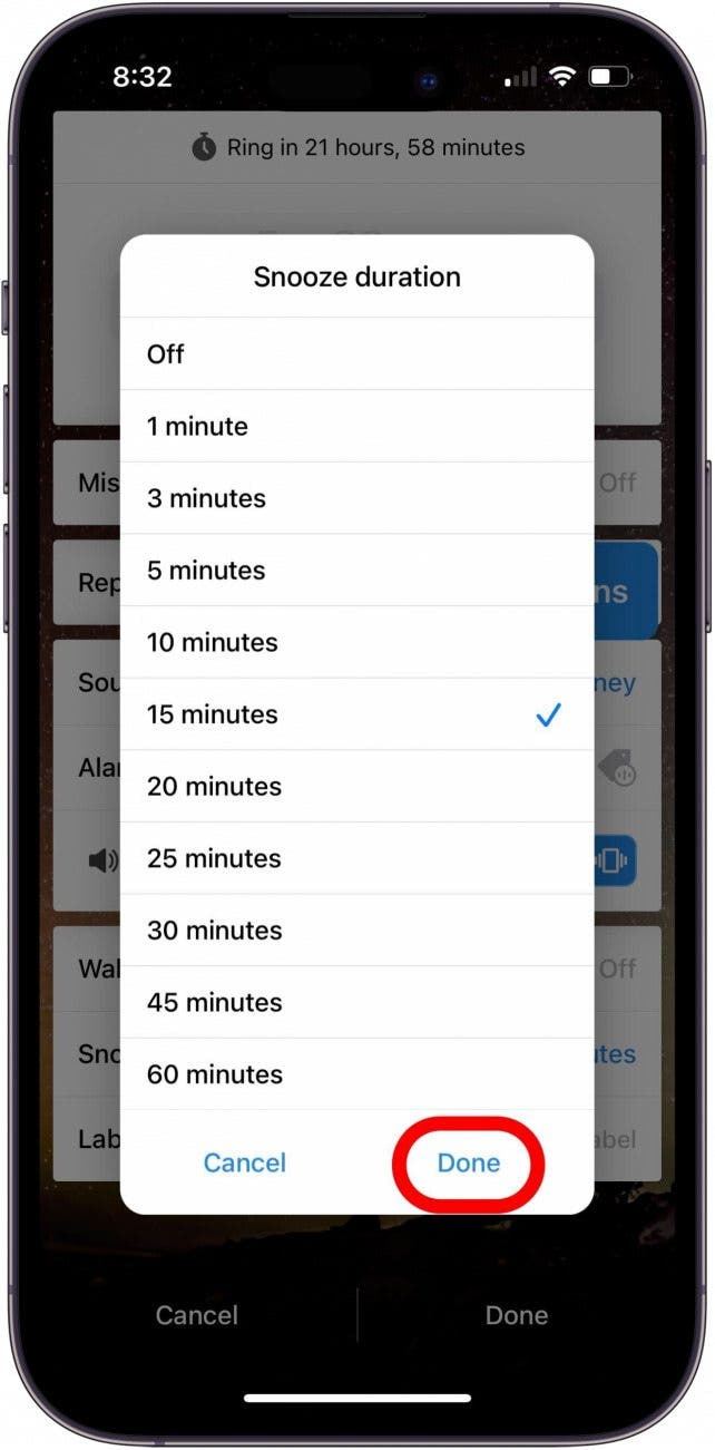 How to Change Snooze Time on iPhone