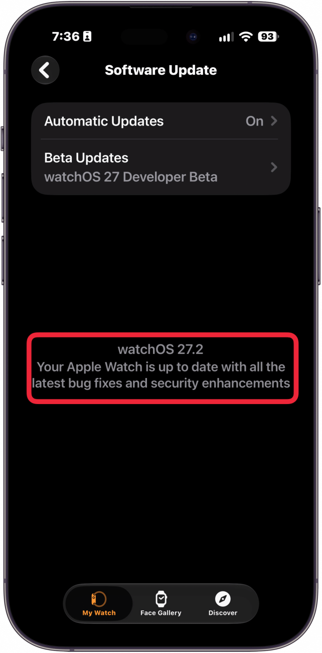 Apple Watch is updated Apple Watch is updated