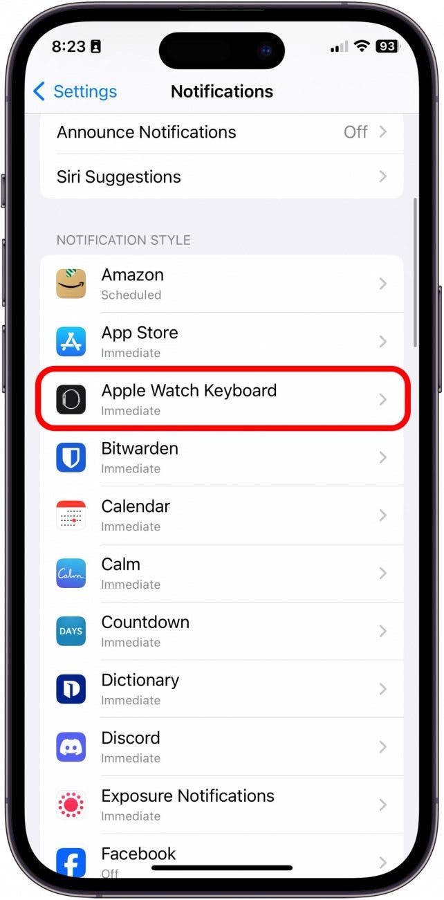 How to Turn Off Apple Watch Keyboard Notification