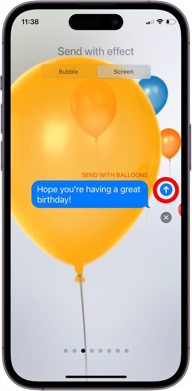 How to Send Balloons on iPhone