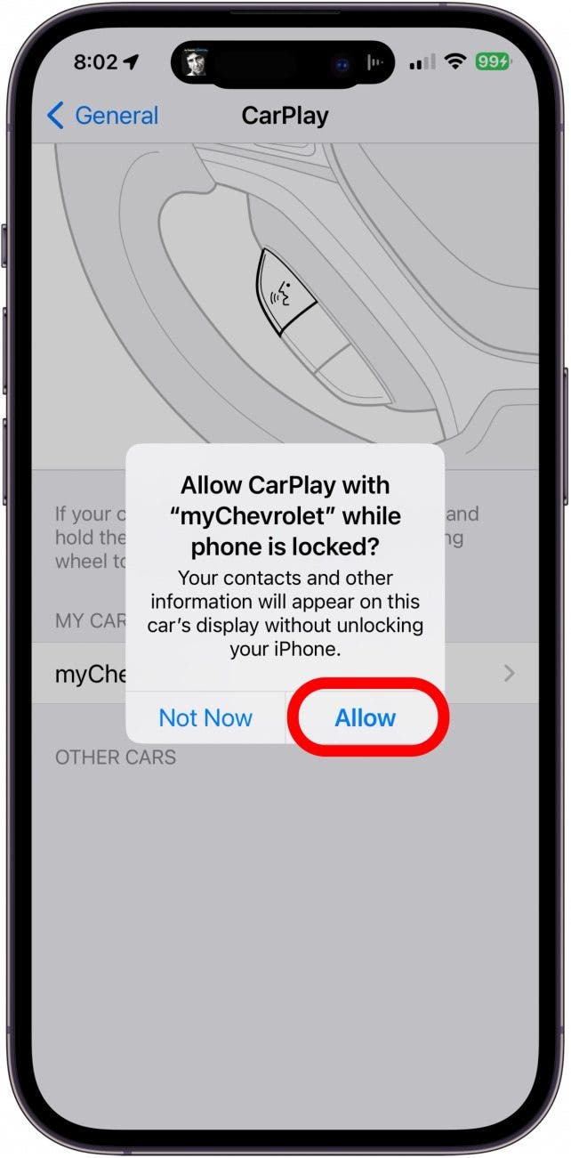 carplay not working allow while phone is locked
