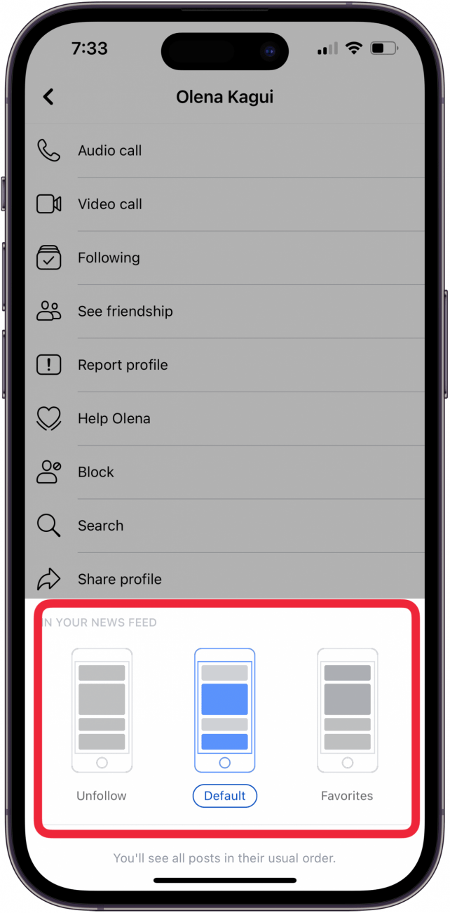 choose which notification setting you prefer