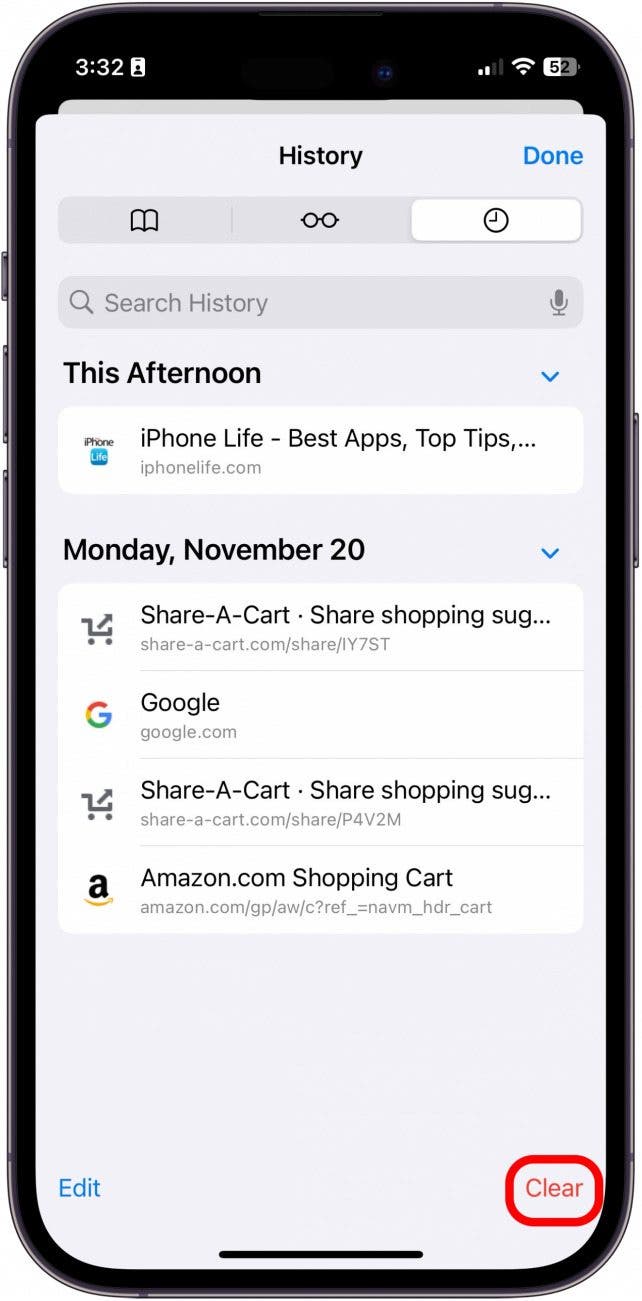 How to Clear Safari Search History on iPhone
