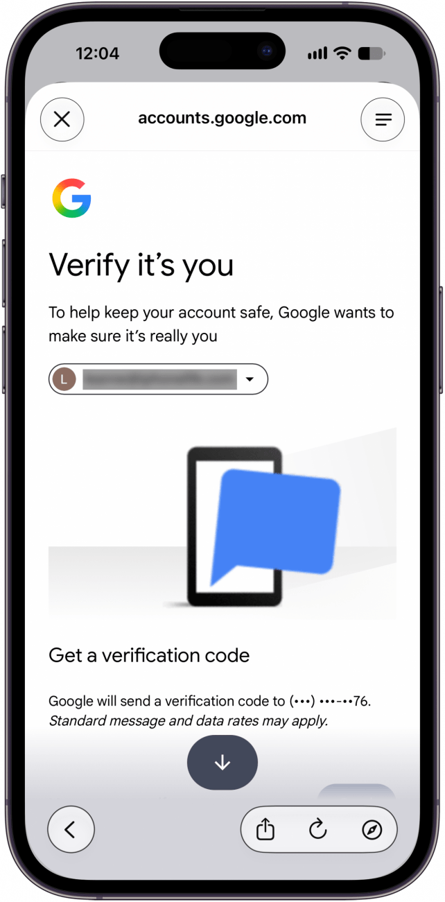 complete two step verification
