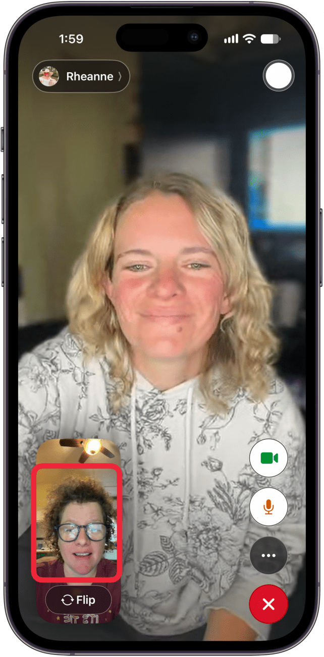 double tap your face in facetime