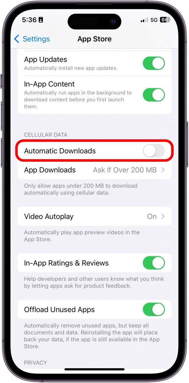 How to Use Cellular Data for Automatic App Downloads - How To Allow Downloads On Cellular Data Iphone Hbo Max