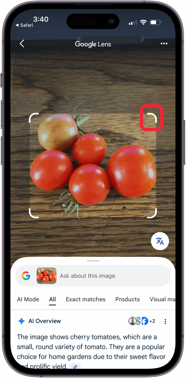 drag white corners to main image