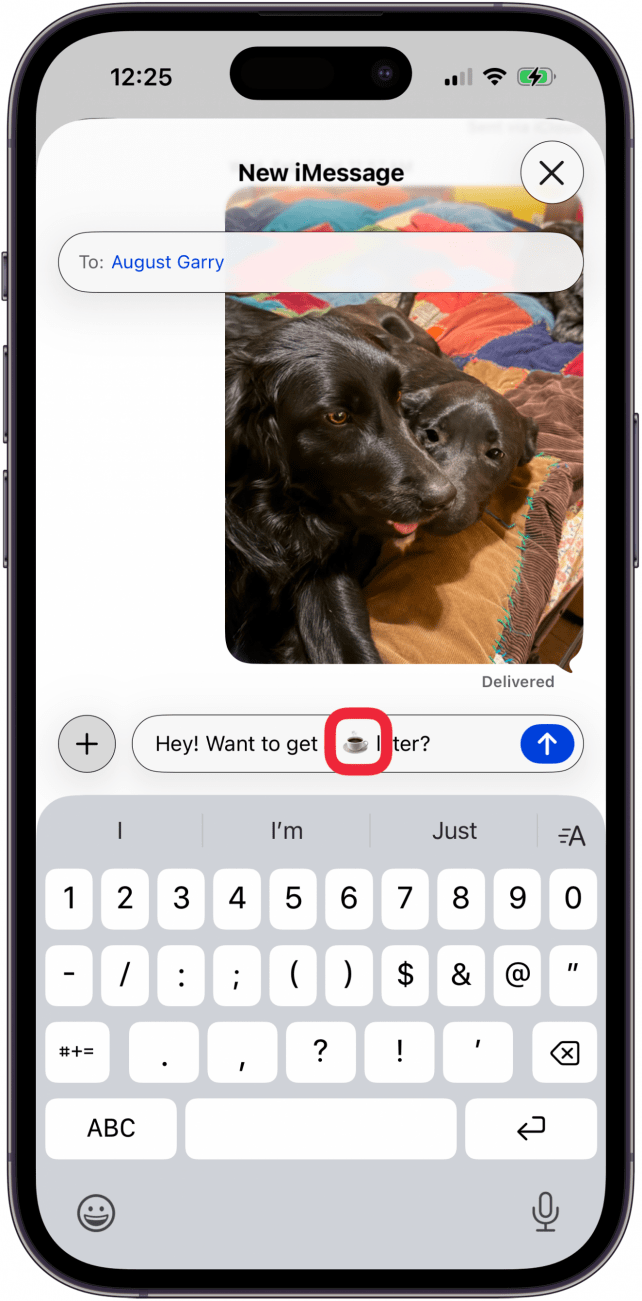 emoji in place of word