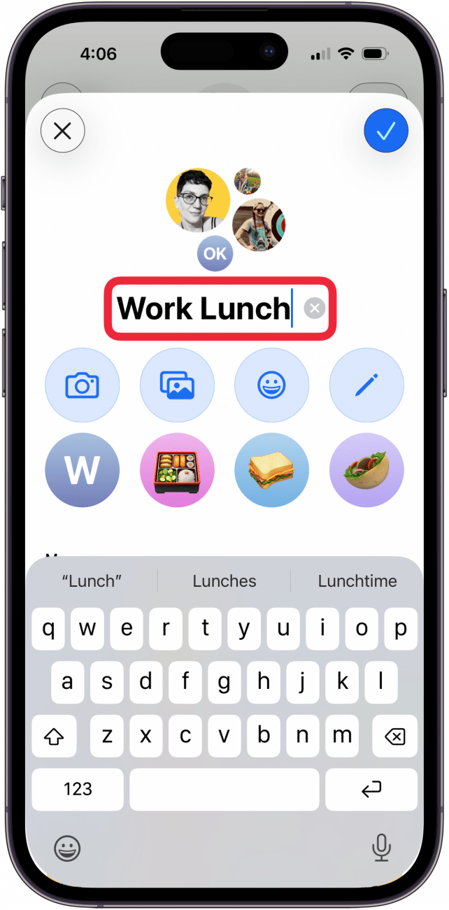 enter the group text name enter the group text name