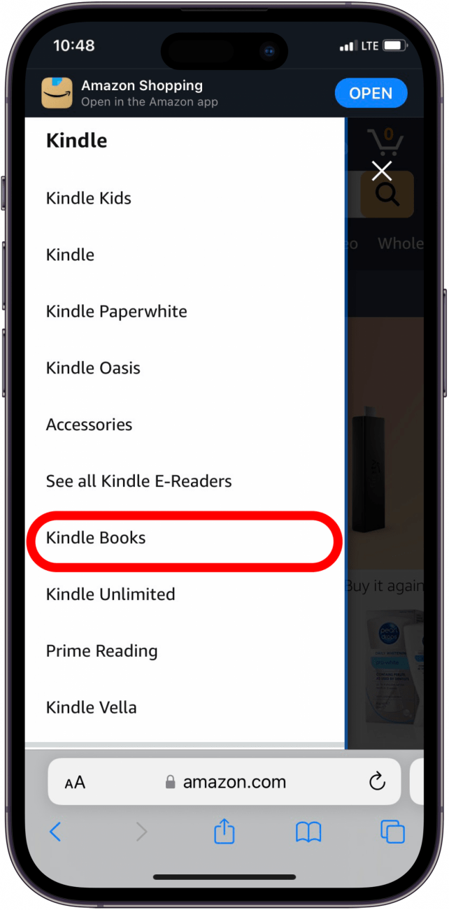 How to Buy Kindle Books on iPhone & iPad