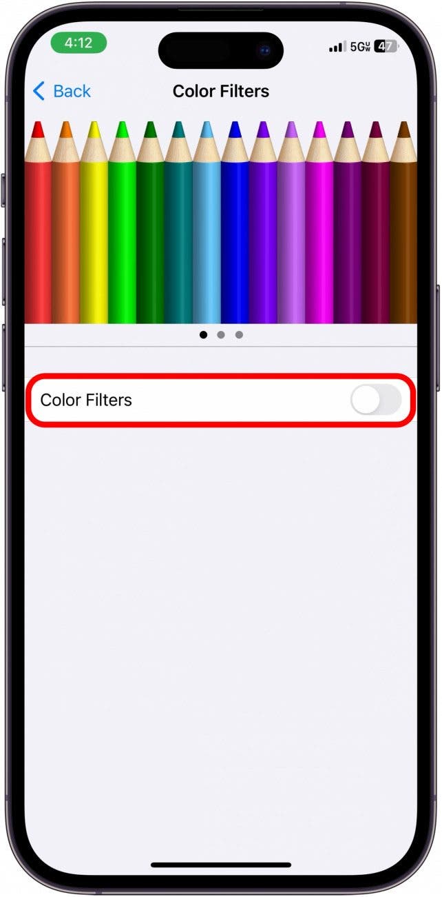why is my phone in black and white