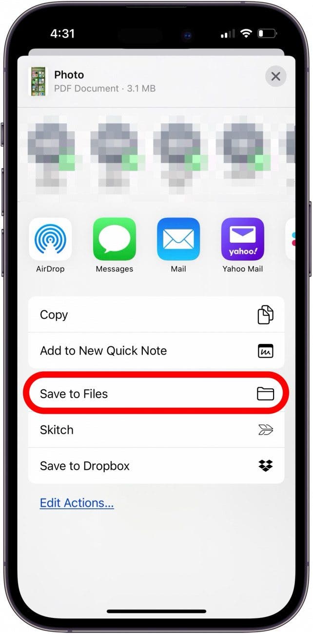 How to Save a Photo as a PDF on iPhone