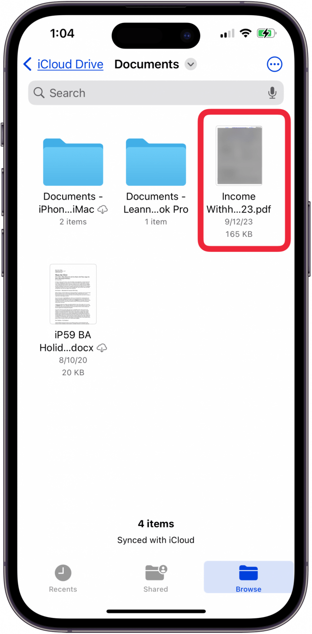 how to hide files on iphone tap the file you want to lock