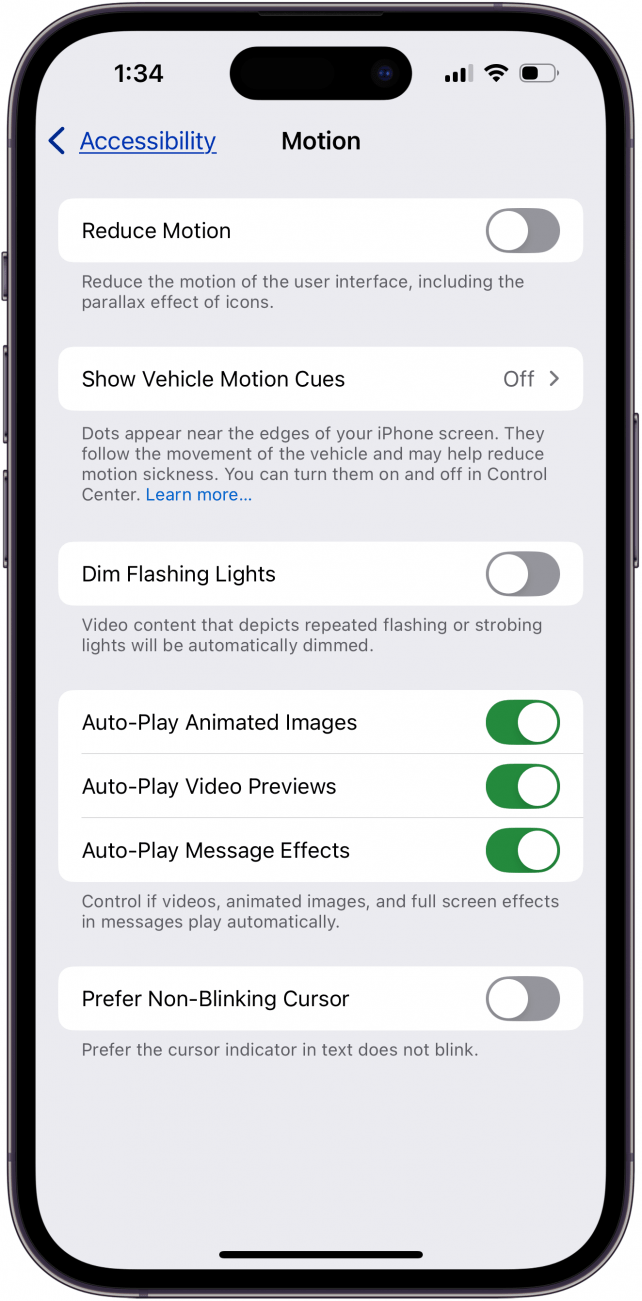 how to search iphone for specific settings