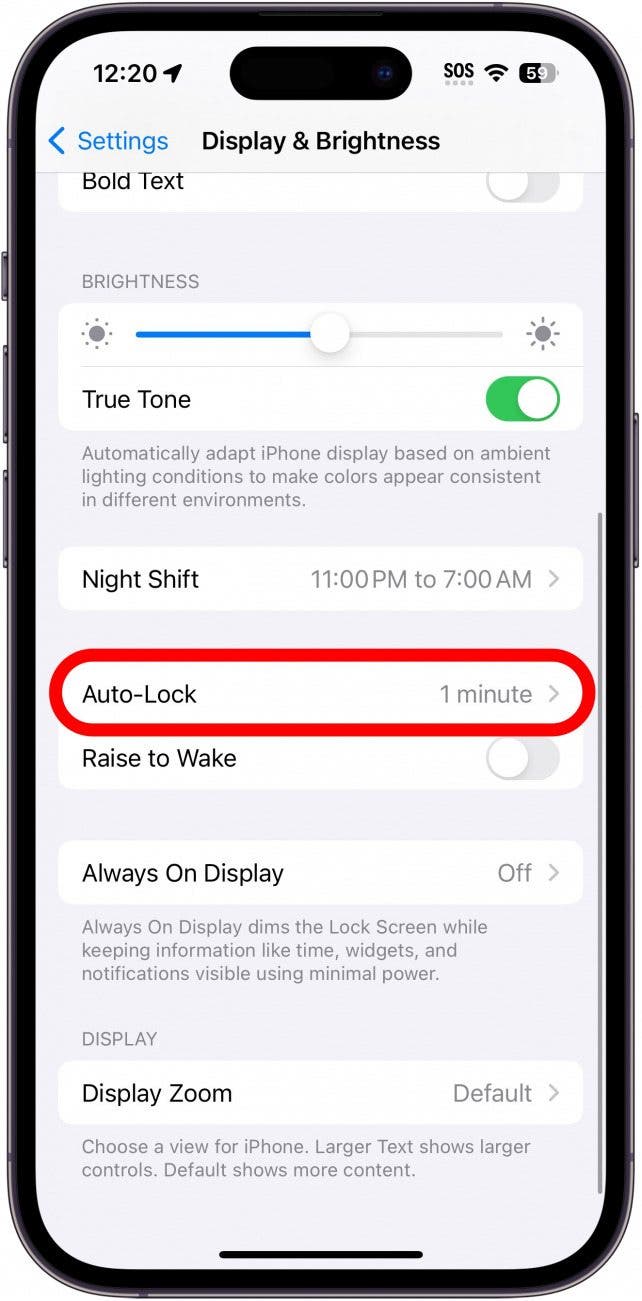 How to Keep iPhone Screen On by Disabling AutoLock