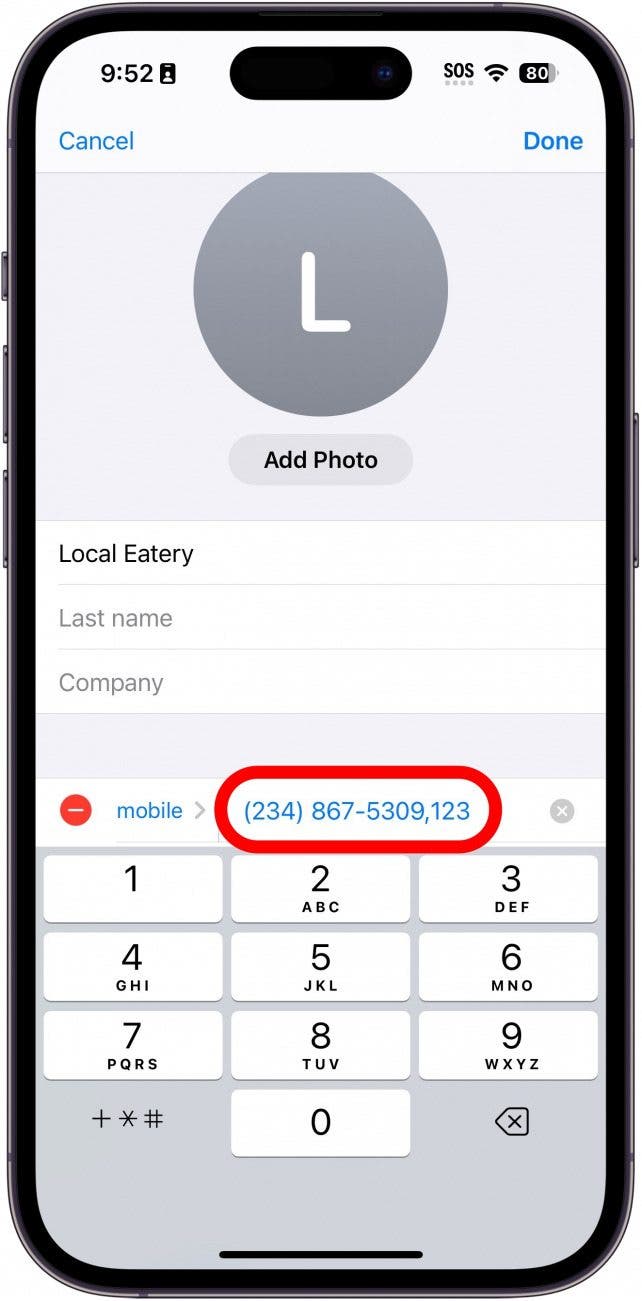 How to Dial an Extension on iPhone &amp; Save It to Contacts