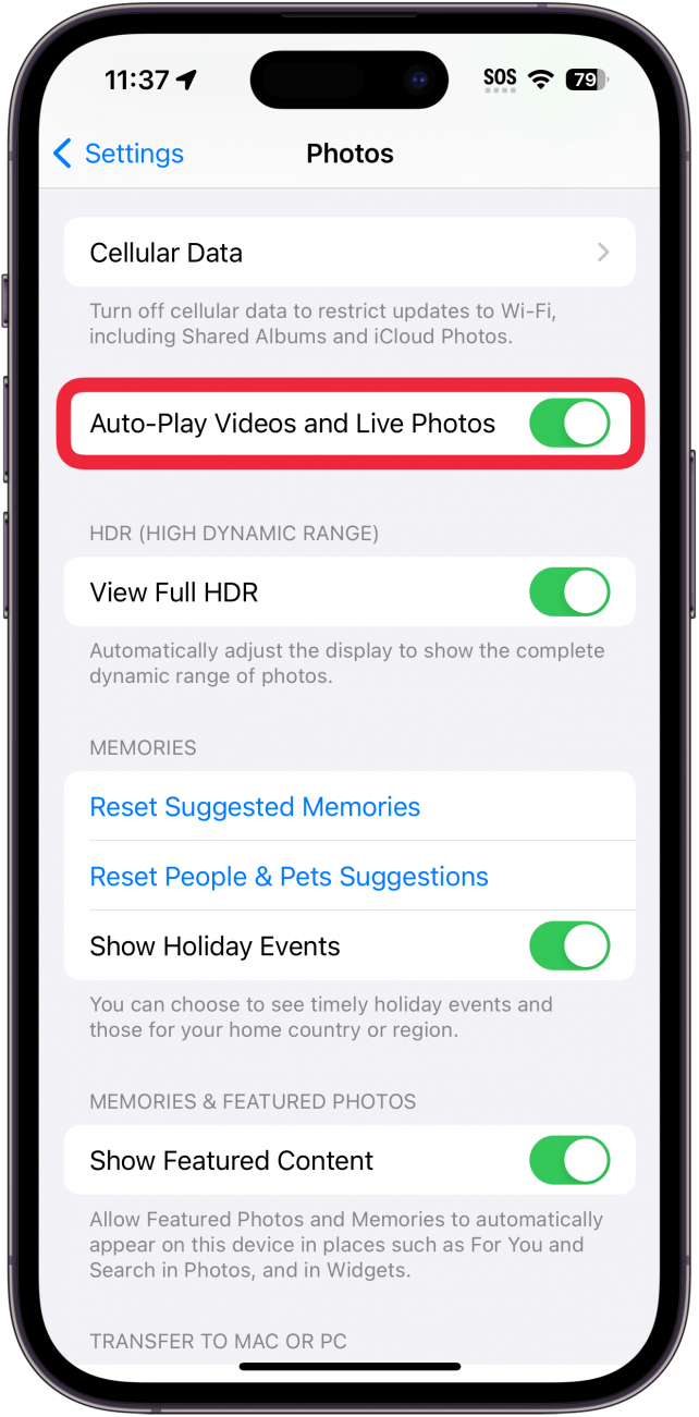 Solved iPhone Keeps Turning Off Live Photos
