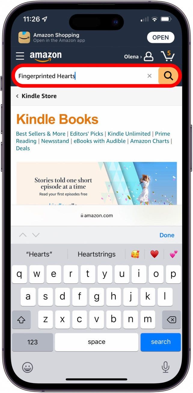 How do you buy kindle books on amazon app cheap