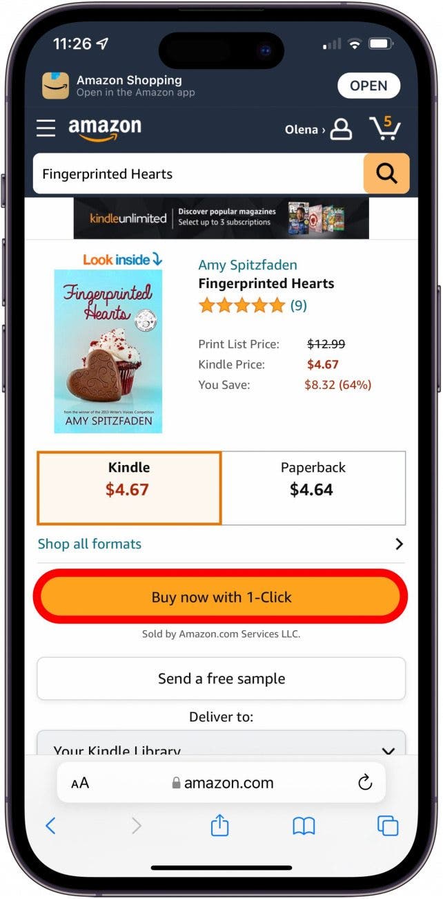 How to Buy Kindle Books on iPhone & iPad