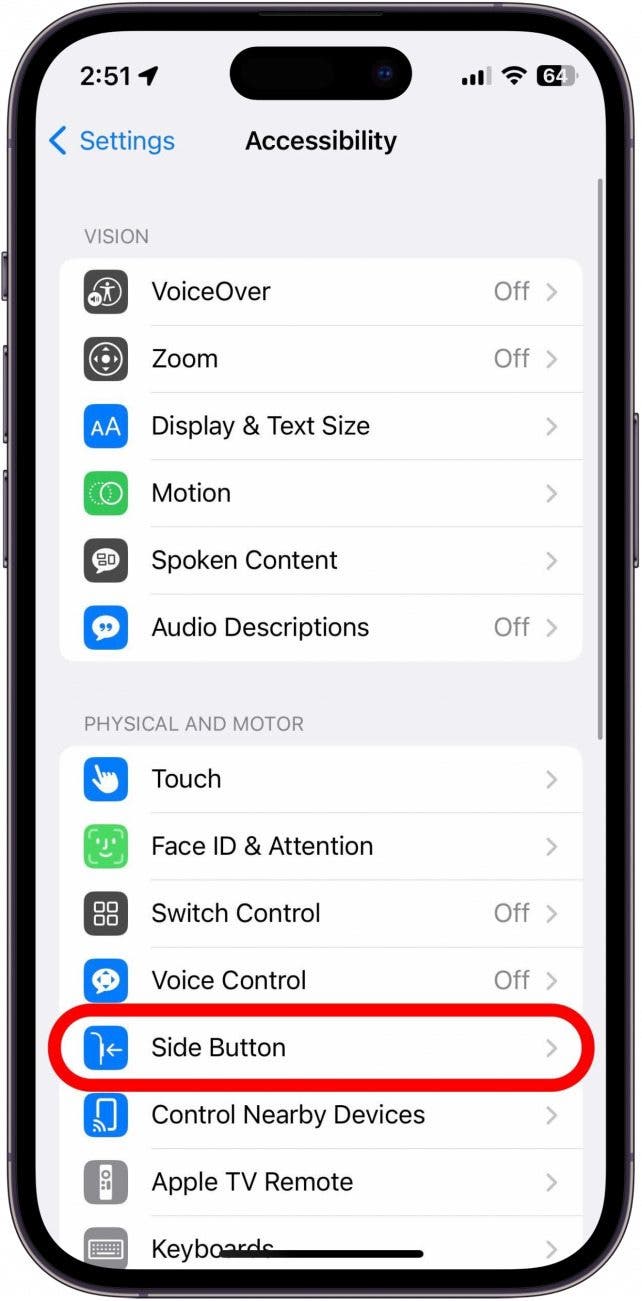 DoubleClick Side Button Not Working? Check This Setting
