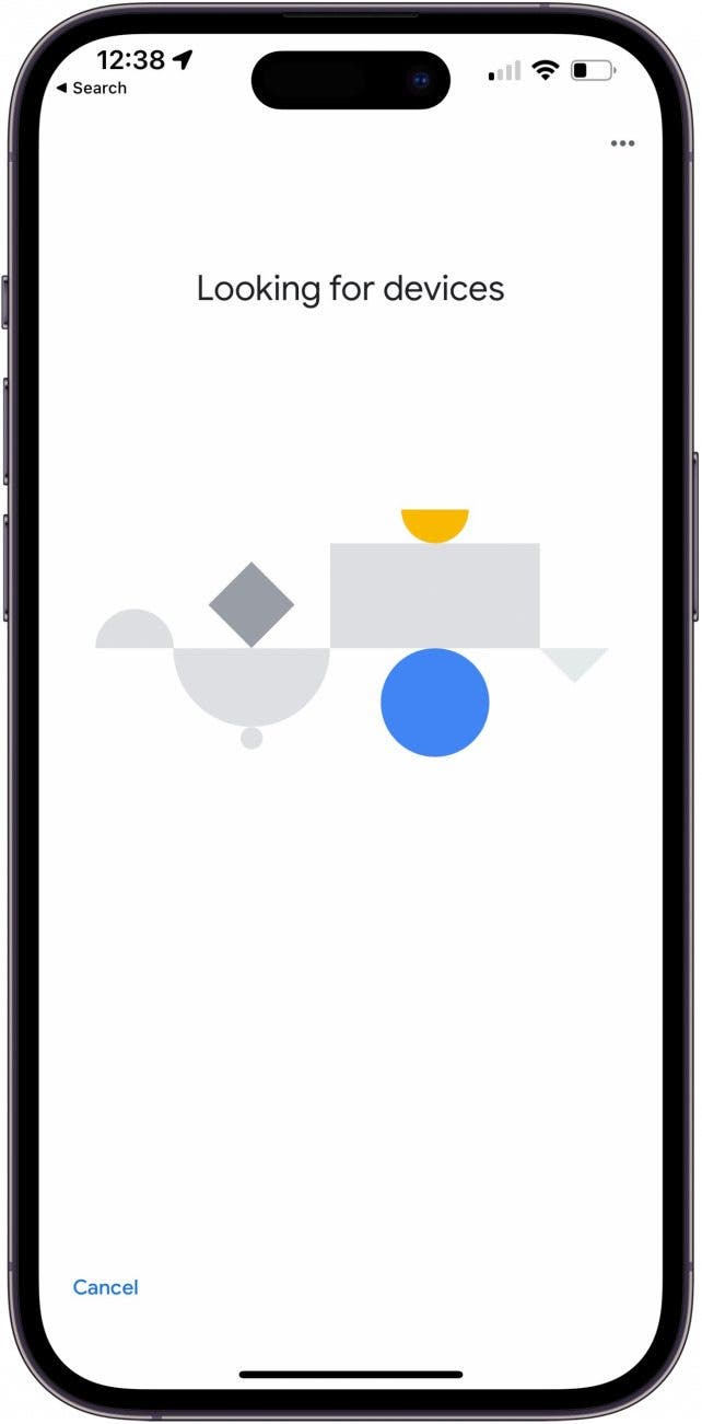 Make sure your Chromecast is on, within 20 feet of your iPhone, and plugged in.