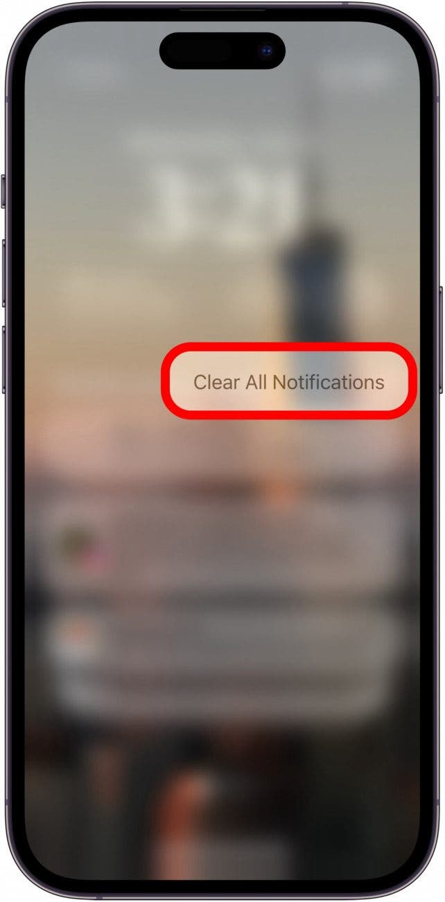 Instantly Clear Out All Your iPhone Notifications