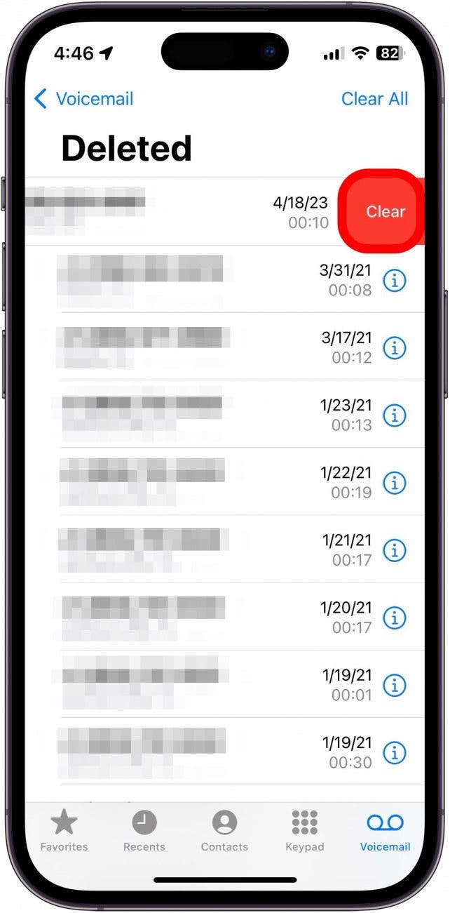 Free Up Storage By Clearing Deleted Voicemails