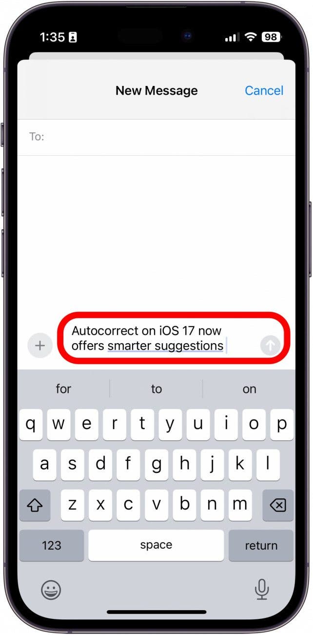Your iPhone's Autocorrect Just Got Smarter (iOS 17)