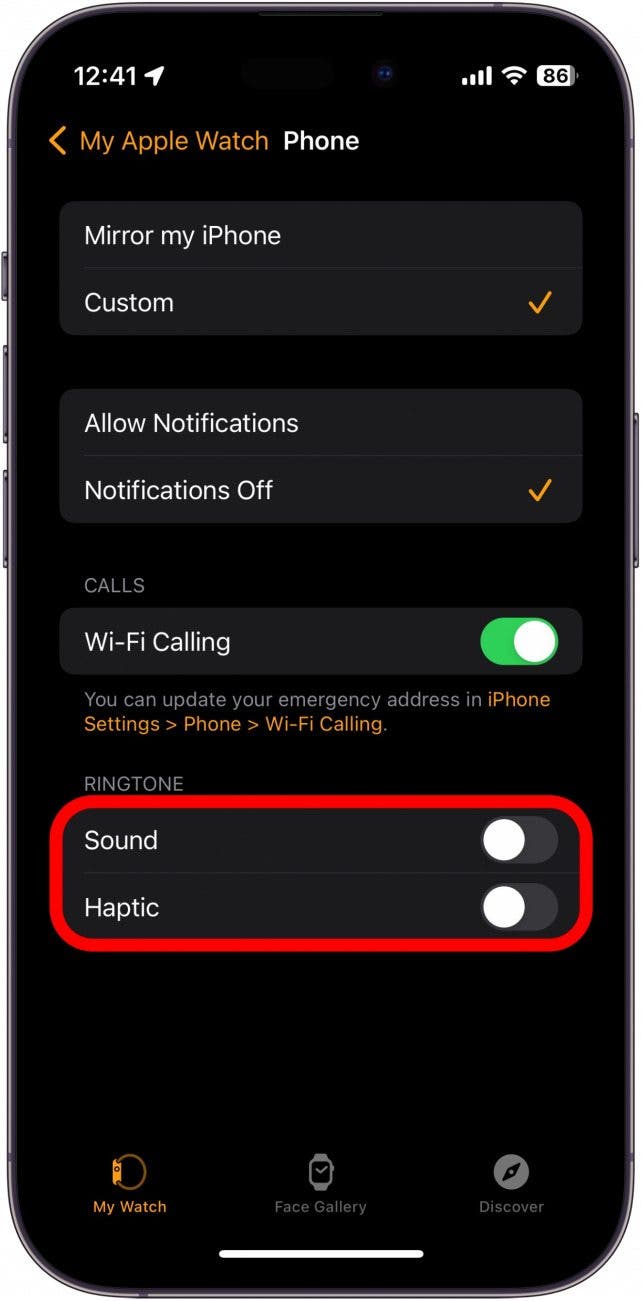 How to Turn Off Apple Watch Phone Call Notifications