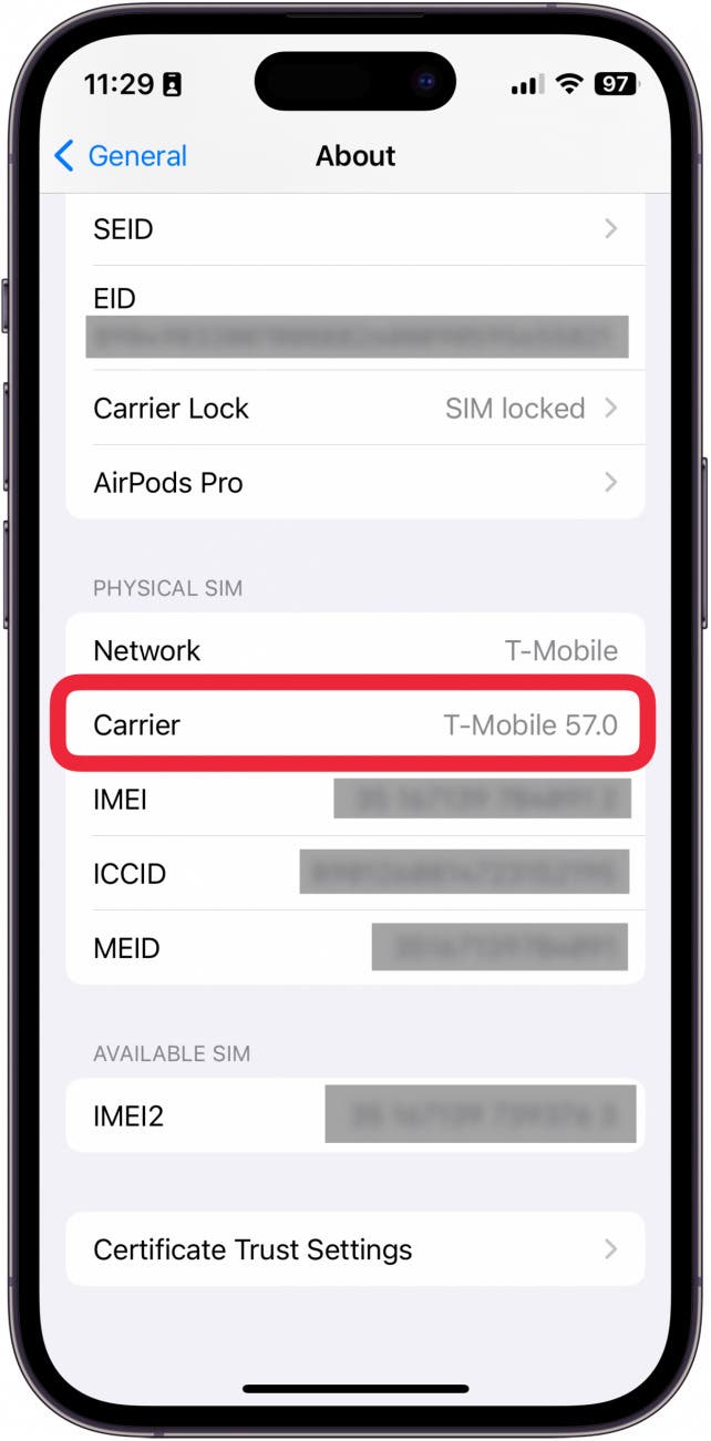 How to Update Carrier Settings on Your iPhone