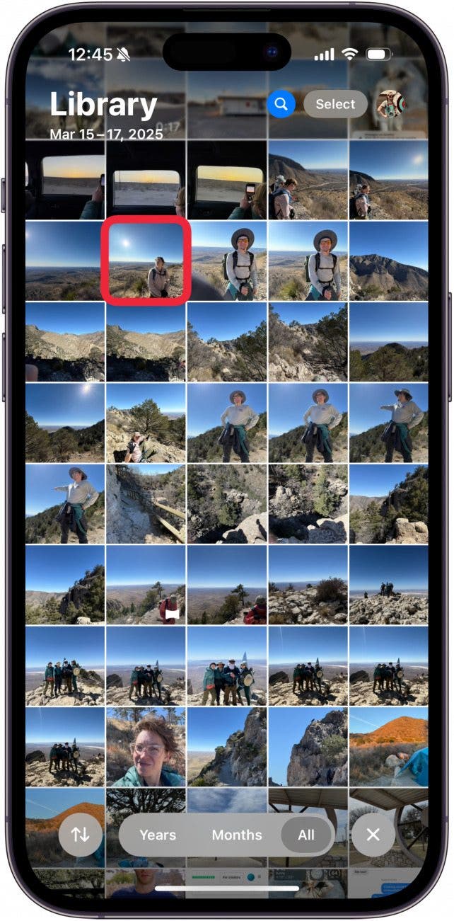 select photo from library
