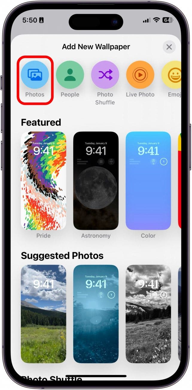 how to set live wallpaper on iphone
