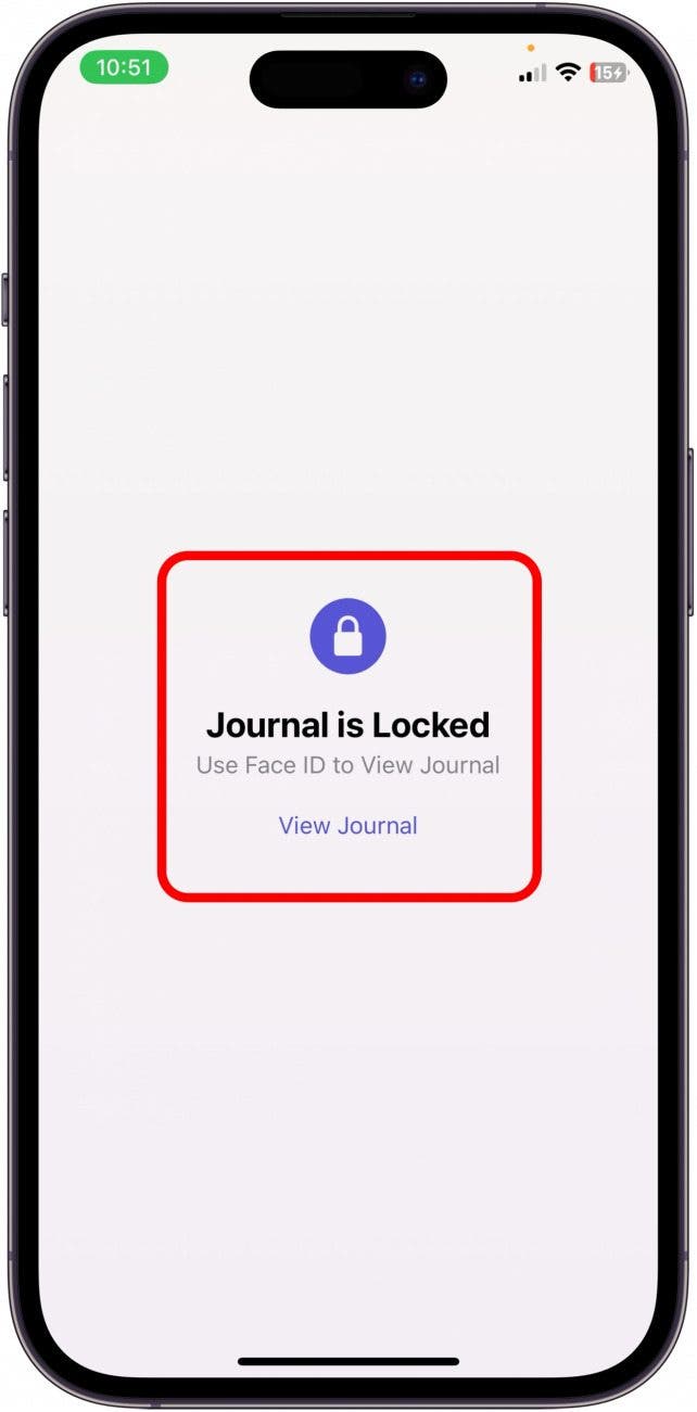 How to Lock the Journal App on iPhone