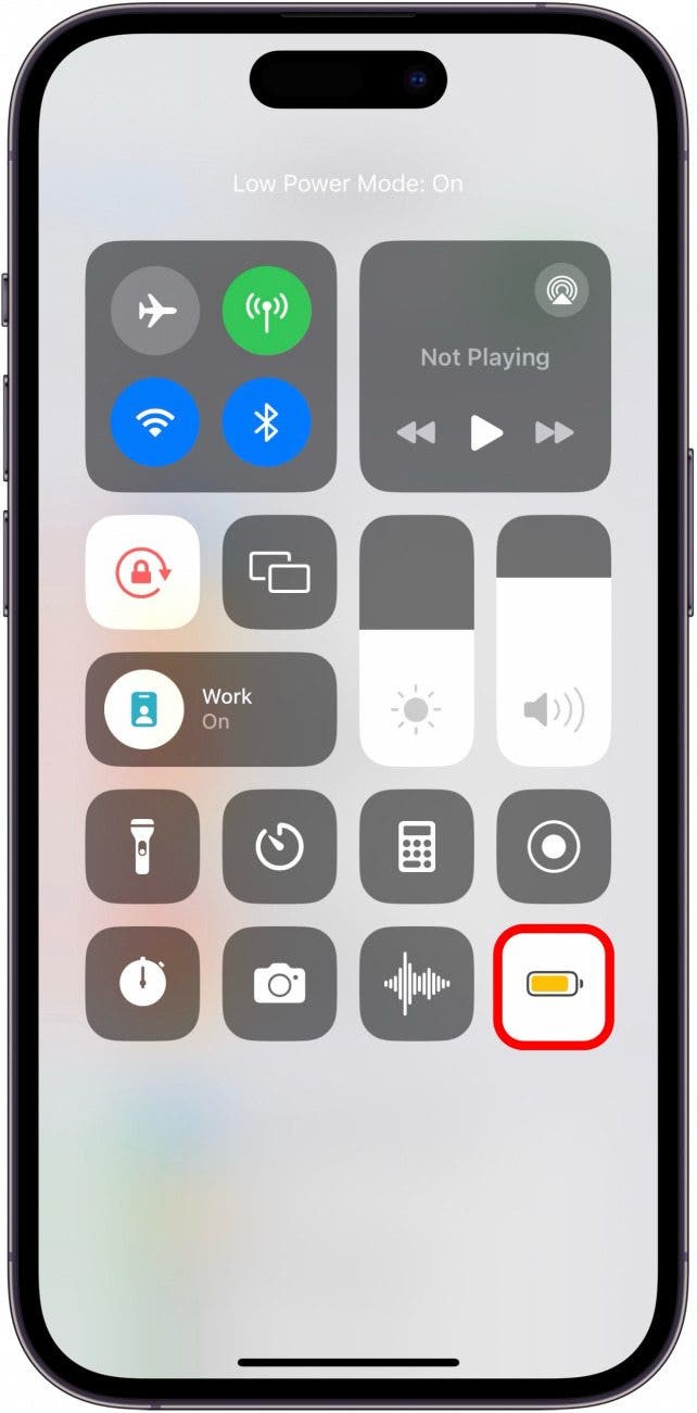 how to turn low power mode off