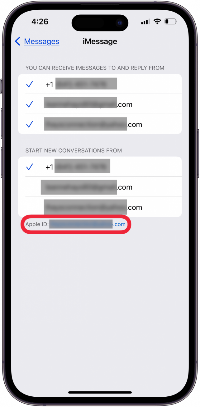 make sure the apple id is the same as step 3