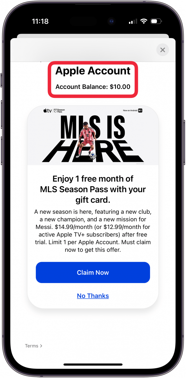 new apple account balance new apple account balance