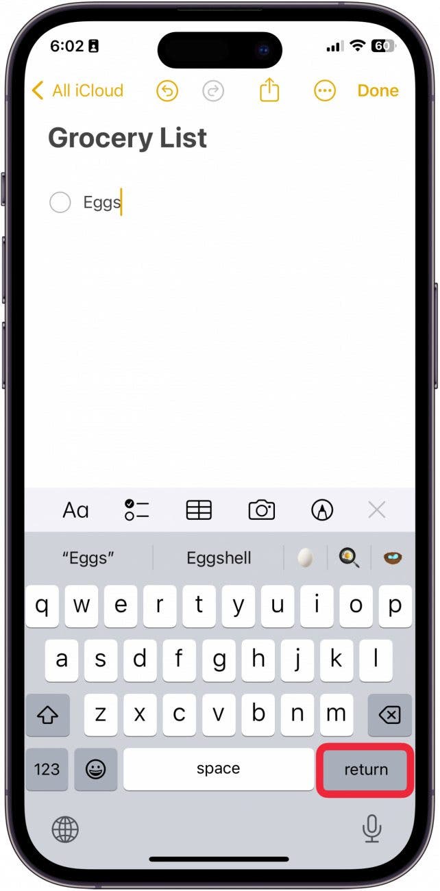 How to Make a To Do List on Notes