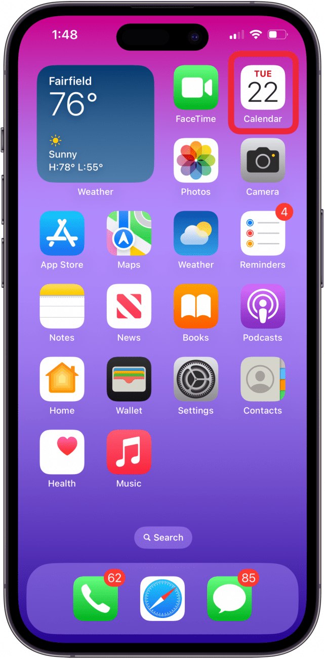 How to Create Reminders in the Calendar App on an iPhone