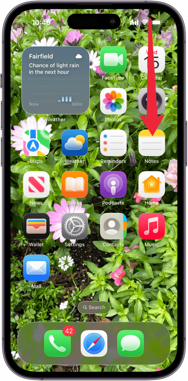 open control center on iphone