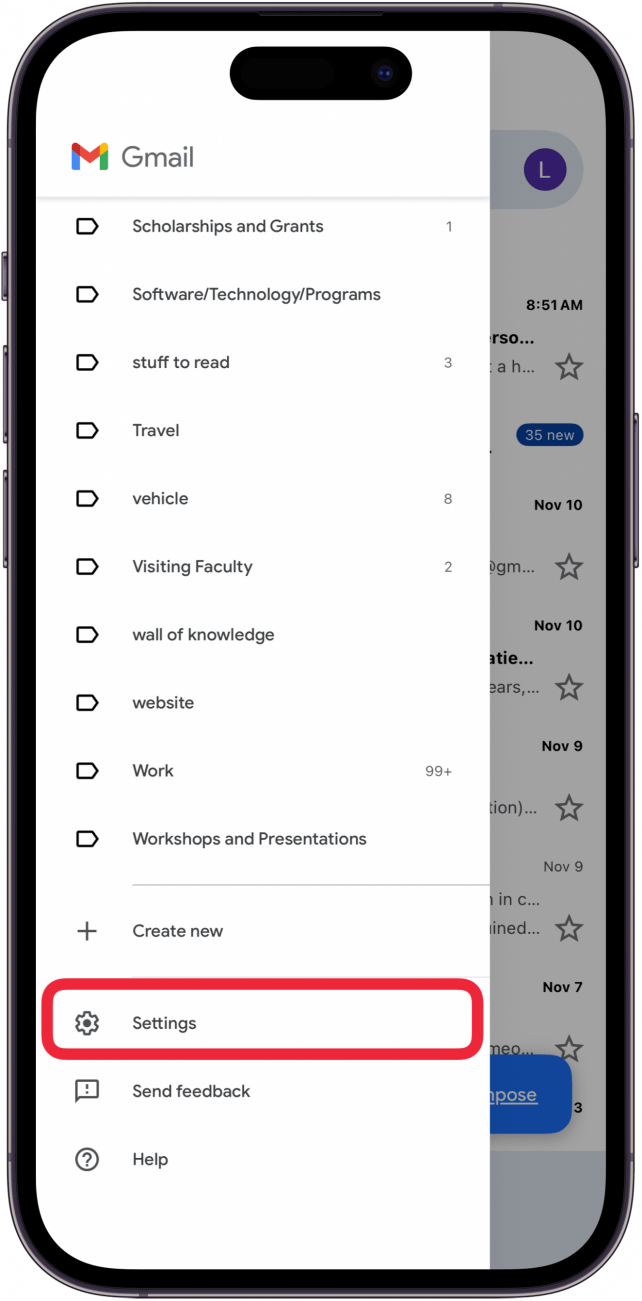 open gmail app settings open gmail app settings